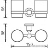 Стакан для зубной щетки и пасты Aquanet 3884D 189266