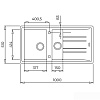 Кухонная мойка TEKA Stone 60 B-TG 1/2B 1D (карбон)