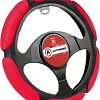 Оплетка на руль Autoprofi SP-5026 BK/RD (M) (черный/красный)