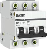 Выключатель автоматический EKF ВА 47-29 3P 10A (C) 4.5кА mcb4729-3-10C