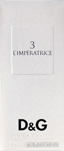 Dolce&Gabbana 3 L'Imperatrice EdT (100 мл)