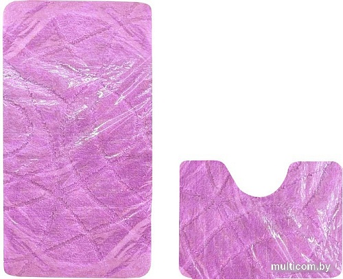 Набор ковриков Gokyildiz Standart 0.5x0.8 CROSS-4034-ORCHID