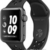 Умные часы Apple Watch Nike+ 38 мм (алюминий серый космос/антрацитовый, черный)