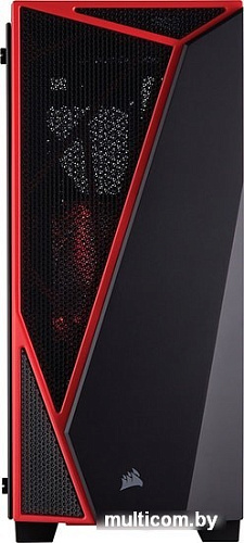 Корпус Corsair Carbide SPEC-04 (закаленное стекло, черный/красный)