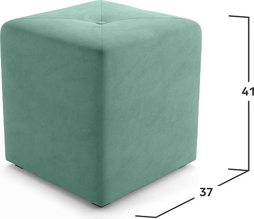 Пуфик Mio Tesoro 133 (мятный Happy 690)