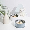 Миска Furrytail Antibacterial Stainless Steel Cat Bowl (голубой)
