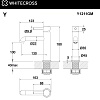 Смеситель Whitecross Y 1211GM (оружейная сталь)