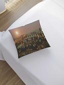 Чехол на подушку JoyArty Мосты Праги на закате sl_14431