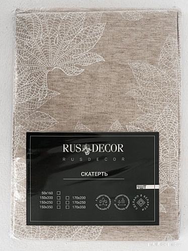 Скатерть Rusdecor Листья (150x250)