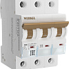 Выключатель автоматический Werkel 3P 63 A C 4.5 кА W903P634