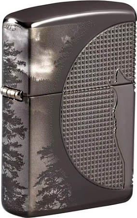 Зажигалка Zippo 49353 Armor High Polish Black Ice