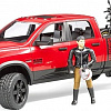 Bruder RAM 2500 Power Wagon including Ducati Desert Sled 02502
