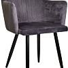 Стул Седия Brit (серый велюр/черный)