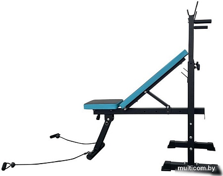 Силовая скамья Calviano 1008 (черный/синий)