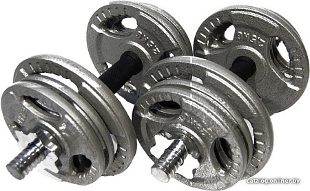 Набор гантелей Atlas Sport Хаммертон 2x9.5 кг