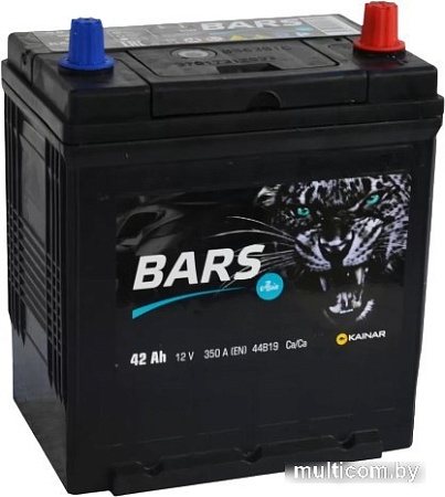 Автомобильный аккумулятор BARS Asia 6СТ-42 Евро R+ (42 А·ч)