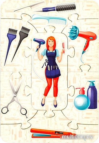 Мозаика/пазл WoodLand Toys Ассоциации. Профессии 147301