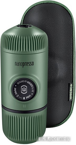 Ручная кофеварка WACACO Nanopresso Moss Green + Case