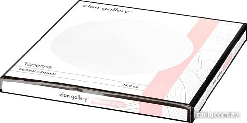 Тарелка обеденная Elan Gallery Консонанс 760189