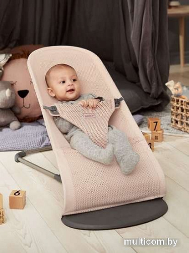 Шезлонг BabyBjorn Bliss Mesh (сетка, pearly pink)