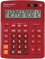 Бухгалтерский калькулятор BRAUBERG Extra 12-WR 250484 (бордовый)