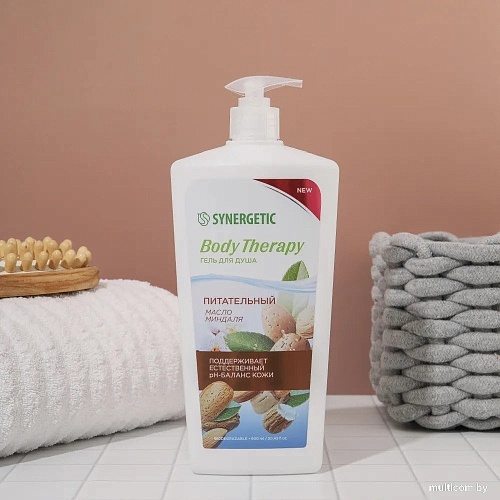 Synergetic Гель для душа Body Therapy Масло миндаля 900 мл