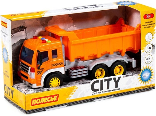 Самосвал Полесье Сити 86235 (оранжевый)