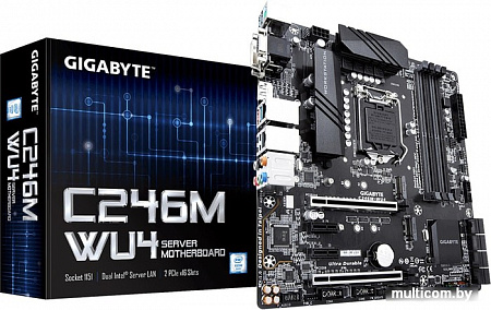 Материнская плата Gigabyte C246M-WU4 (rev. 1.0)