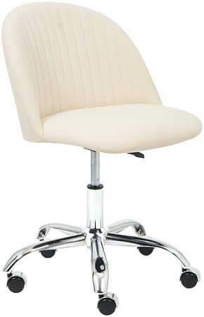 Кресло TetChair Melody (флок, молочный)