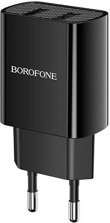 Сетевое зарядное Borofone BA53A (черный)