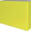 Блок для йоги Espado ES2722 (серый/желтый)