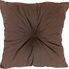 Декоративная подушка Sled Квадратная 40x40x12 (коричневый)