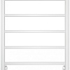 Полотенцесушитель TERMINUS Контур П7 500x800 (RAL 9003 белый)