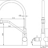 Смеситель Esko K25 W