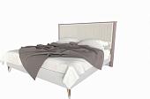Кровать ФорестДекоГрупп Никея 180 (пудра)