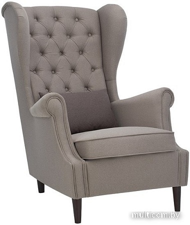 Интерьерное кресло Leset Винтаж Milos 09/20 (рогожка, коричневый)