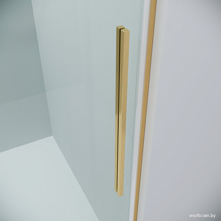 Душевой уголок Grossman Galaxy 140x90x195 120.K33.01.1490.32.00 (золото сатин/стекло прозрачное)