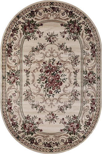 Ковер для жилой комнаты Merinos Colizey D057-OVAL-CREAM (1х2)