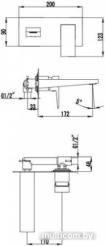 Смеситель Omnires Fresh FR7115