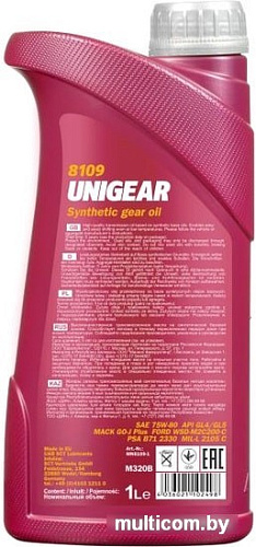 Трансмиссионное масло Mannol Unigear 75W-80 1л