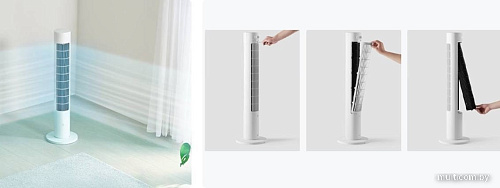 Колонный вентилятор Xiaomi DC Inverter Tower Fan 2 BHR8846EU (европейская версия)
