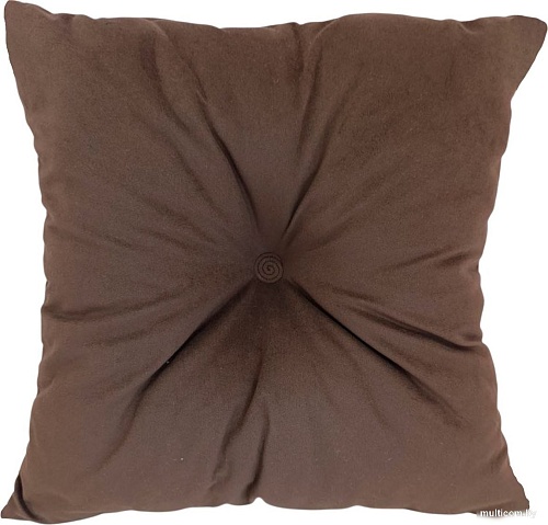 Декоративная подушка Sled Квадратная 40x40x12 (коричневый)