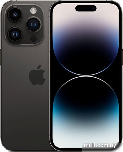 Смартфон Apple iPhone 14 Pro 128GB Восстановленный by Breezy, грейд A+ (космический черный)