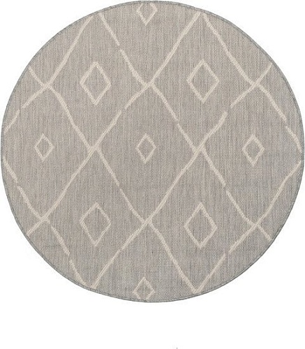 Ковер для жилой комнаты Orlix Express 505563 120x120 (серый)