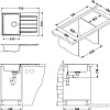 Кухонная мойка Alveus Line 80 Satin-90