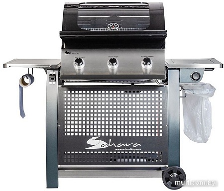 Газовый гриль для дачи Sahara S325 3B BBQ Smokey Teal (дымчатый)