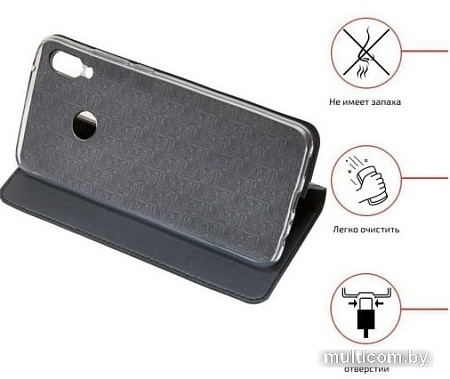 Чехол VOLARE ROSSO Book case для Huawei Y9 2019 (черный)