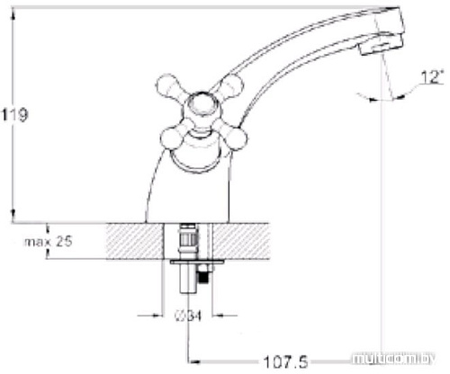 Смеситель G.Lauf QMT1-A722
