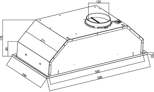 Кухонная вытяжка Schtoff TDM 60 (черный)
