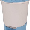 Мусорное ведро Альтернатива М1381 10 л (светло-бежевый/синий)